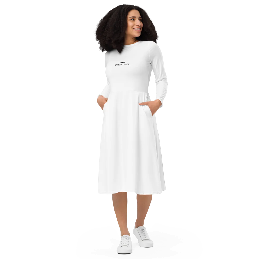 Modest and Stylish White Dress