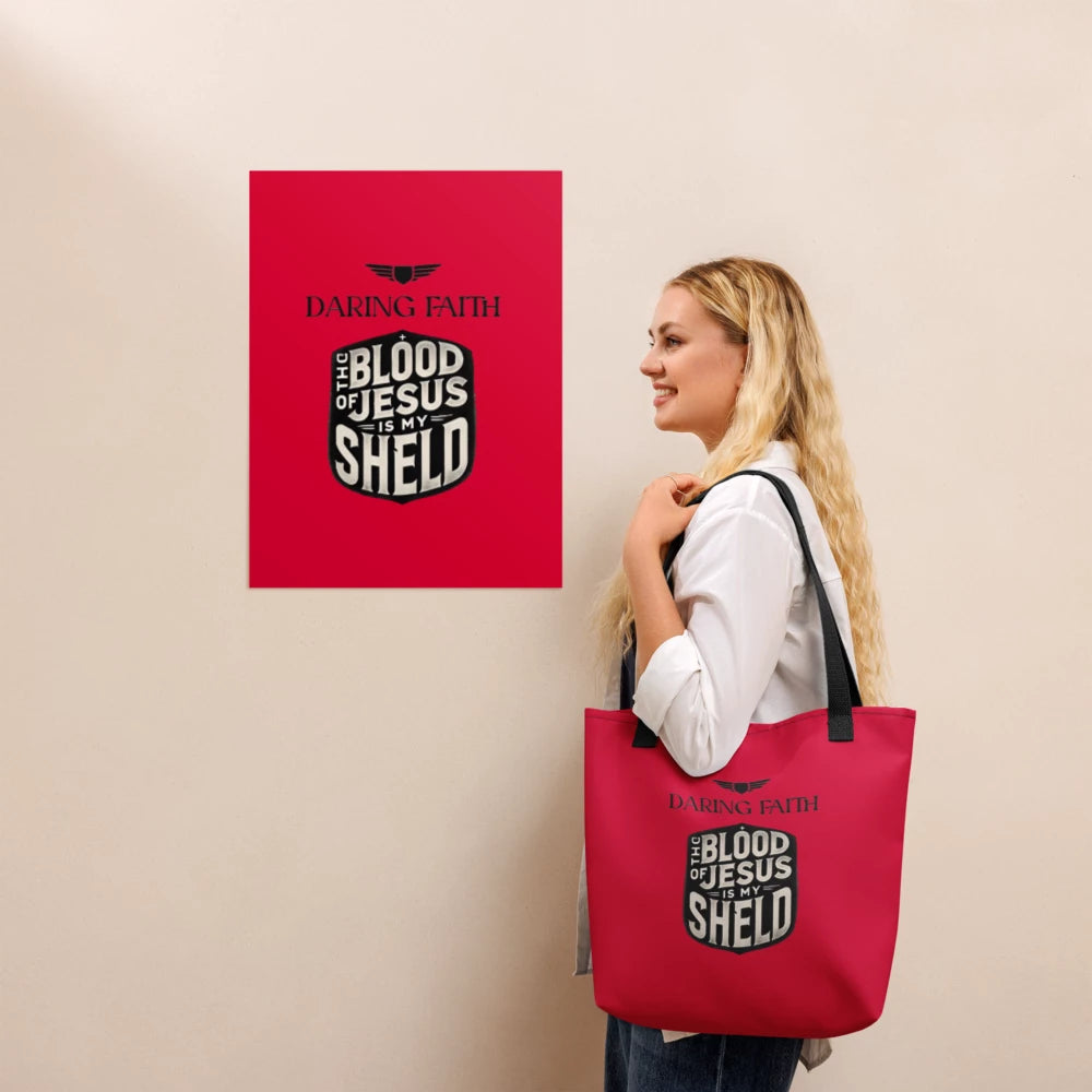Stylish medium Red Tote Bag