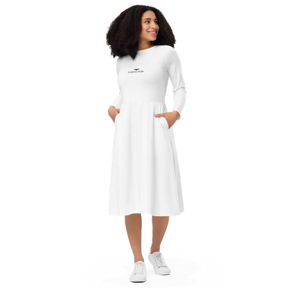 Modest and Stylish White Dress