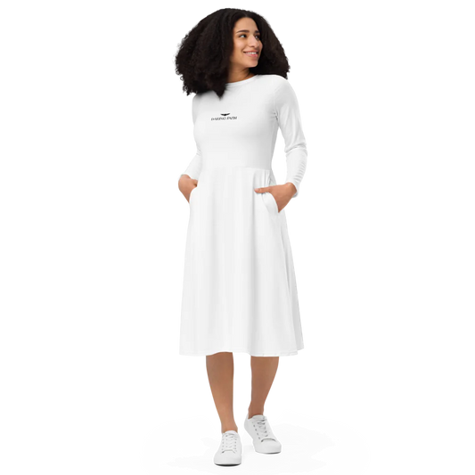 Modest and Stylish White Dress