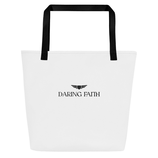 White Large Tote Bag